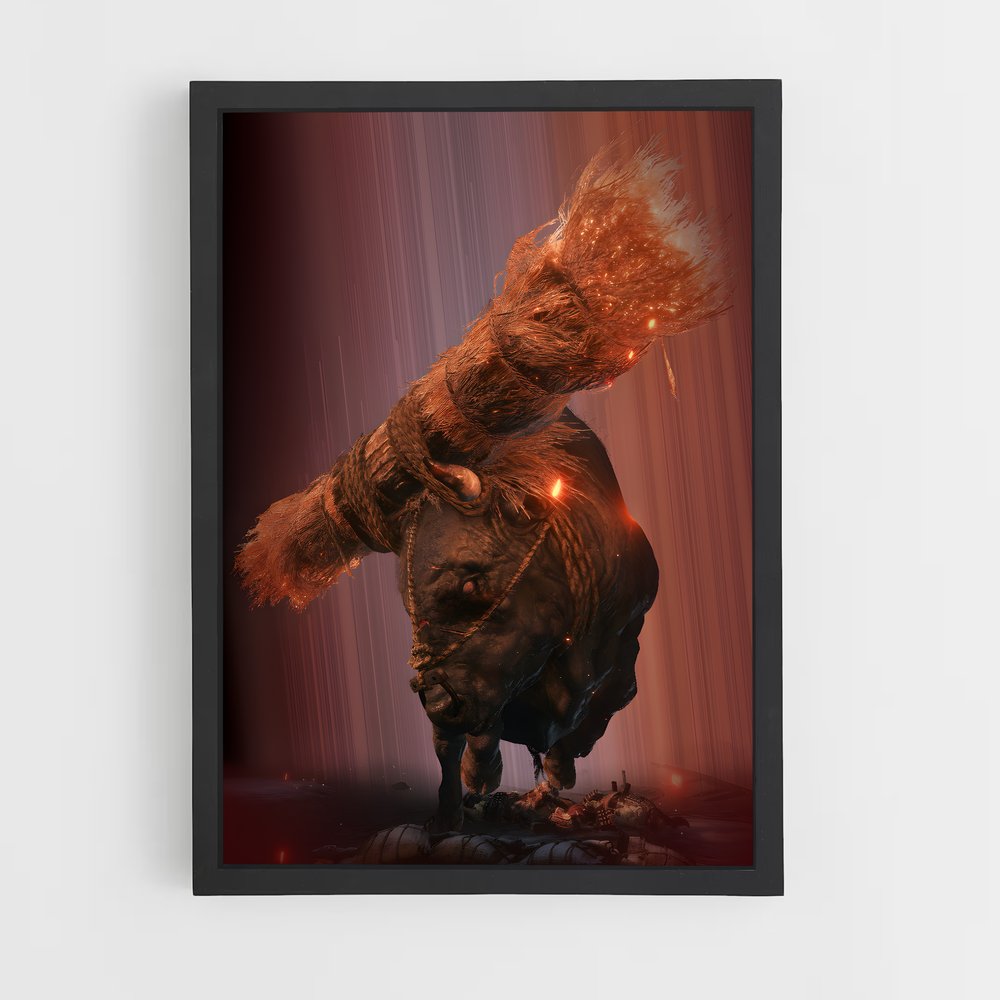 Poster La Montée Équestre – affiche Sekiro (vue 2)